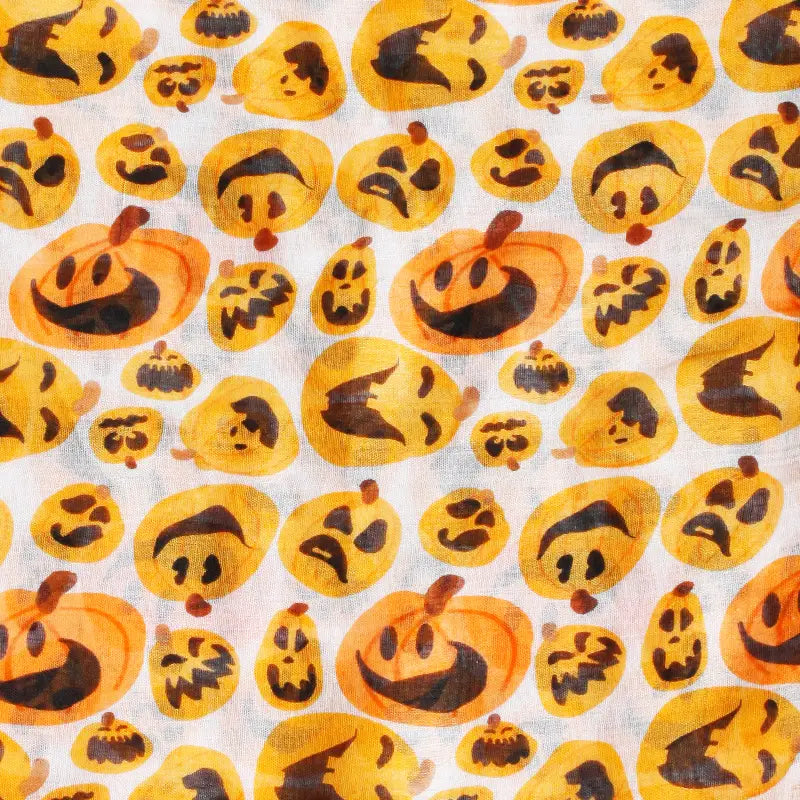 Expressive Pumpkin Scarf