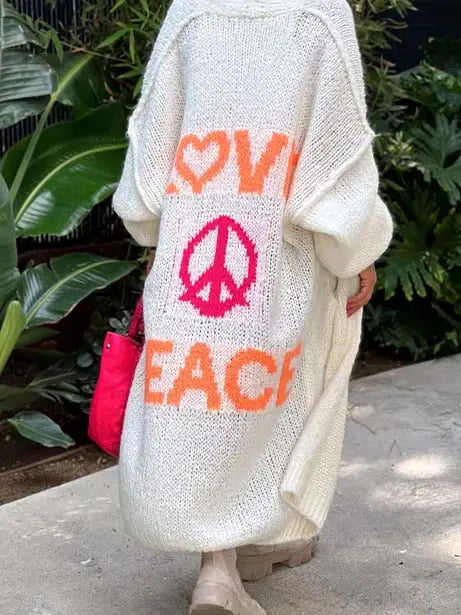 Love and Peace Cardigan