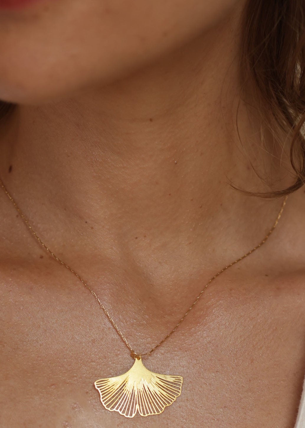 Gingko Necklace