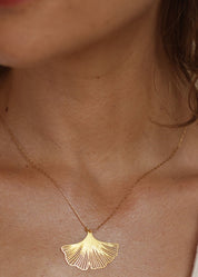Gingko Necklace