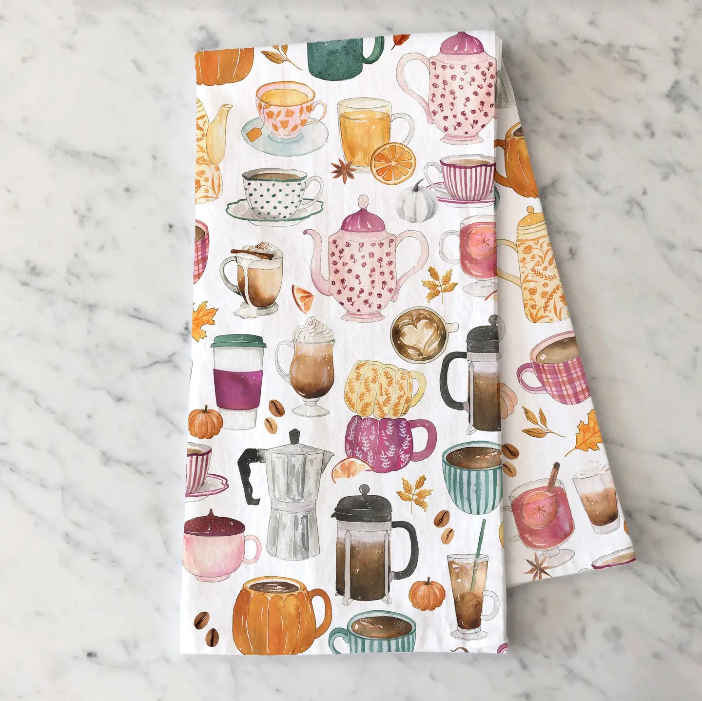 Fall Tea and Coffee Towel