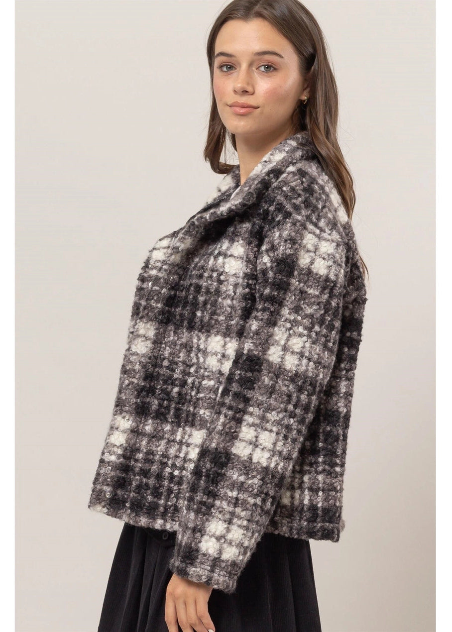Plaid Boucle Jacket
