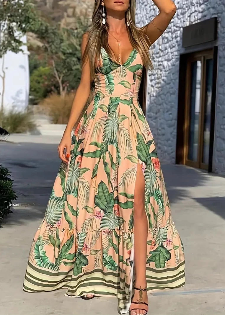 Tropical Plant Dress