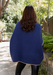 Trace Turtle Neck Poncho