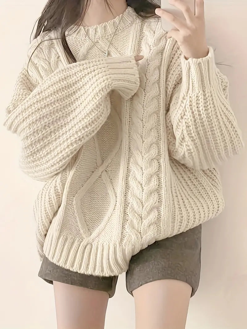 Celia Cable Knit Sweater