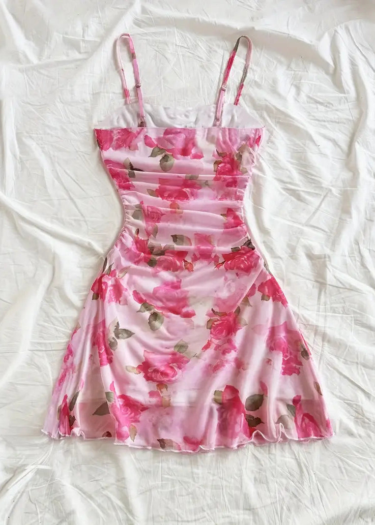 Peonies Mini Dress