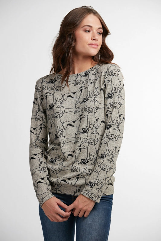 All Over Dog Pullover