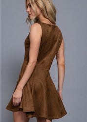 Savanna Suede Mini Dress