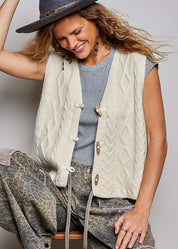 Cable Knit Vest