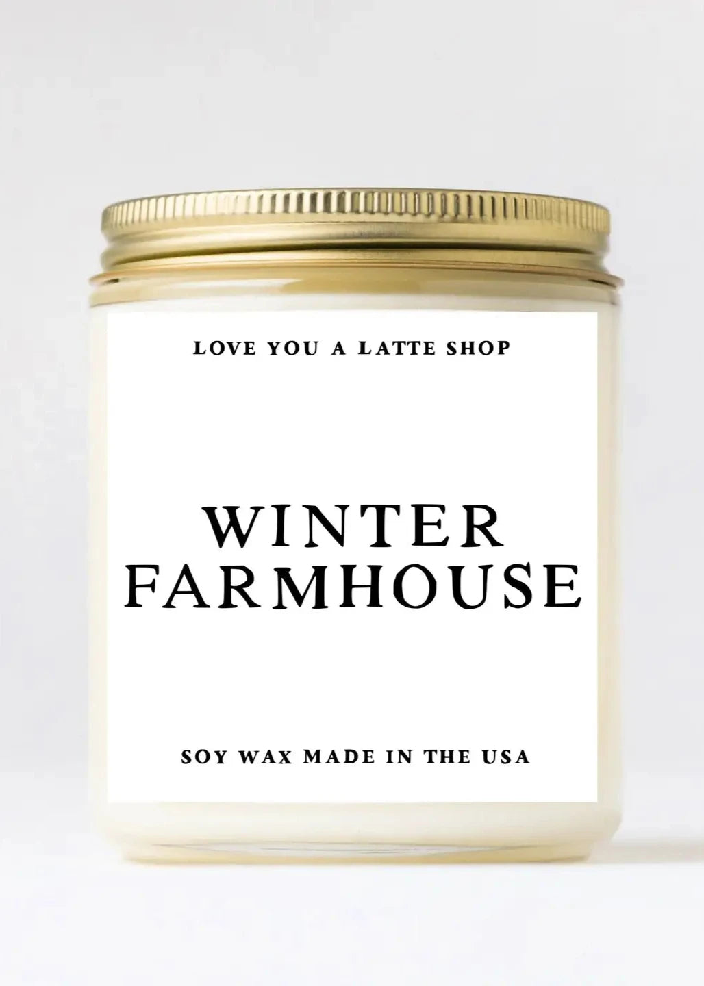 Winter Farmhouse Candle