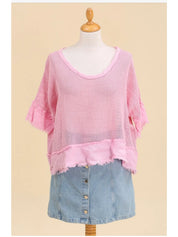 Openwork Blouse