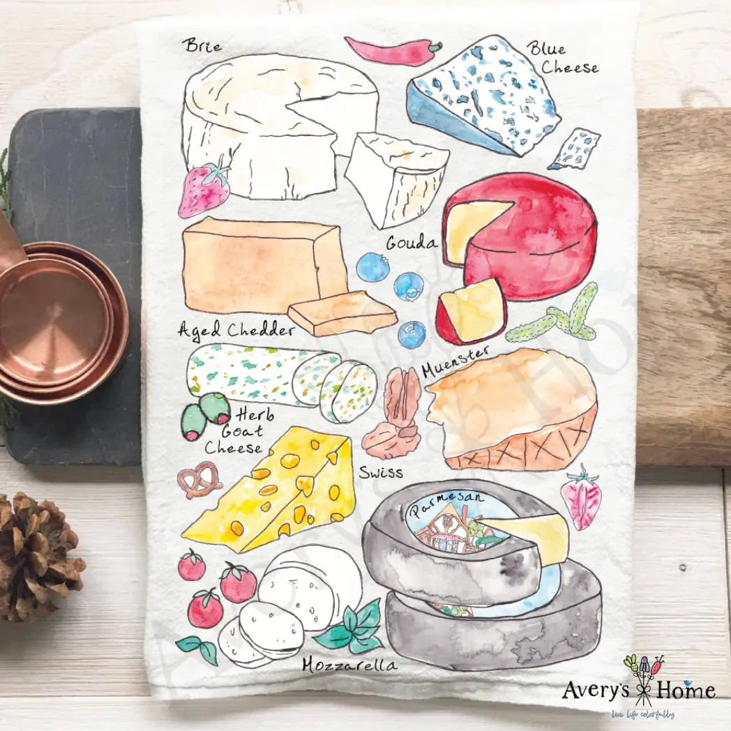 Cheese Tea Towel