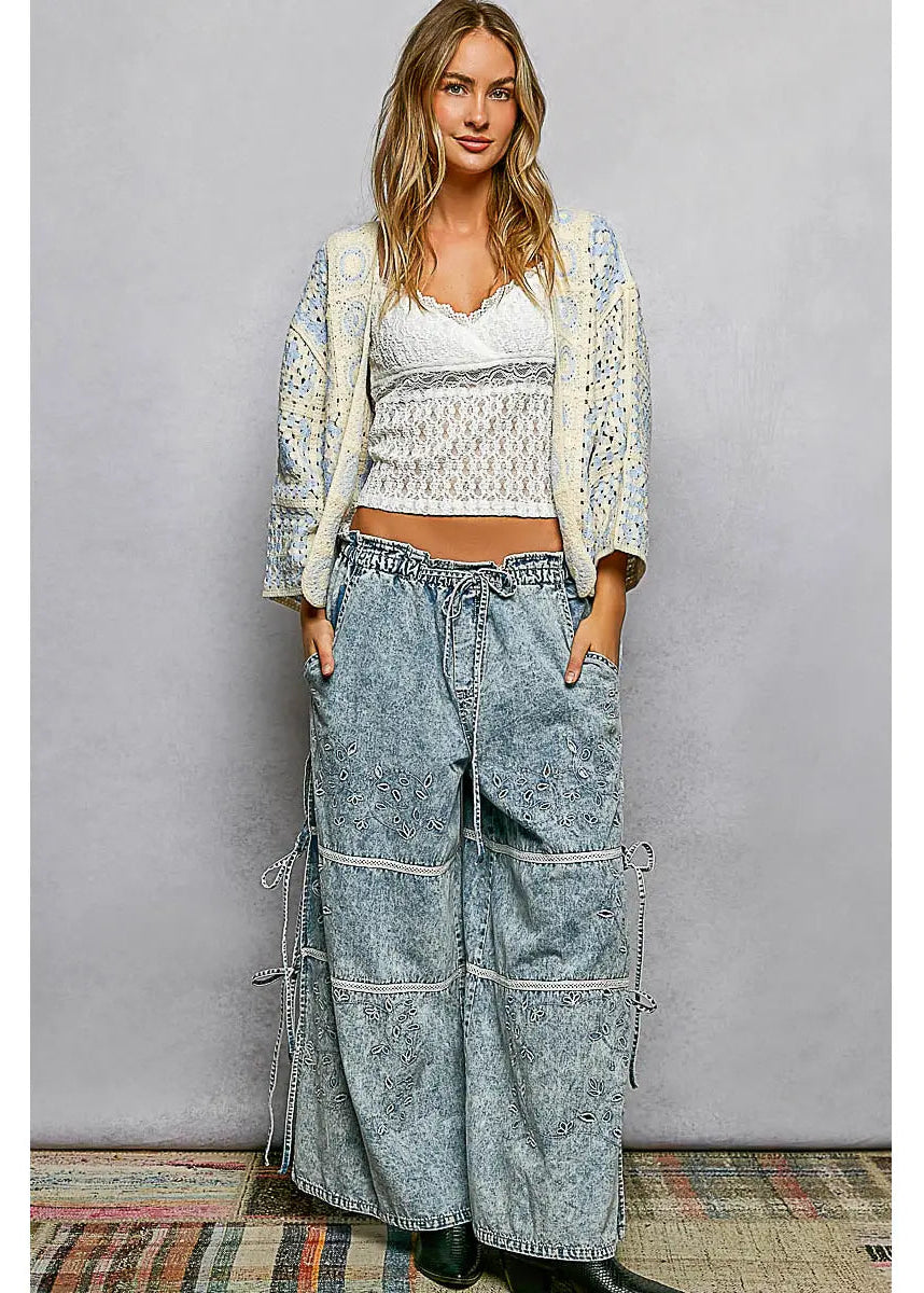 Corbin Crochet Cardigan