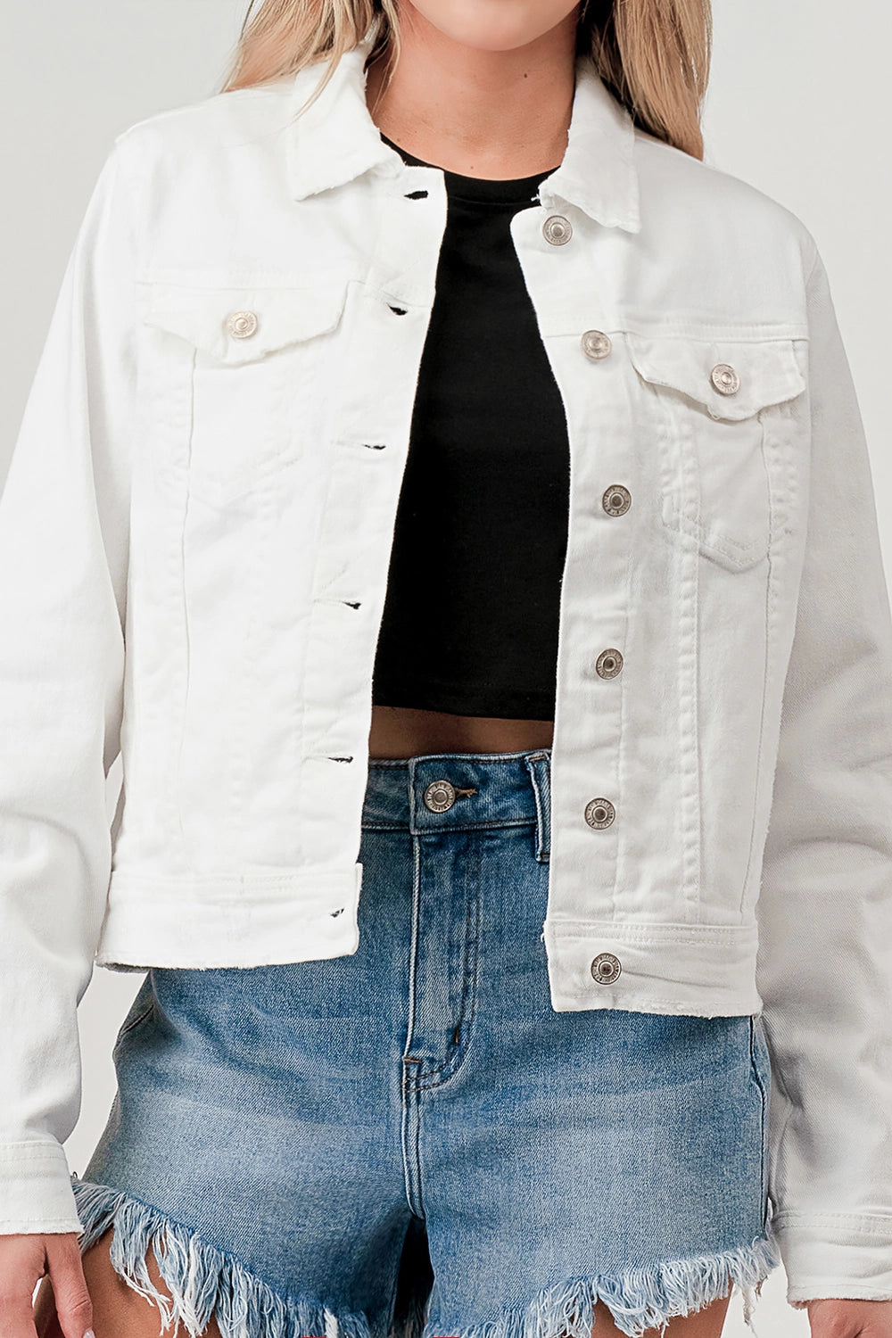 White Denim Jacket