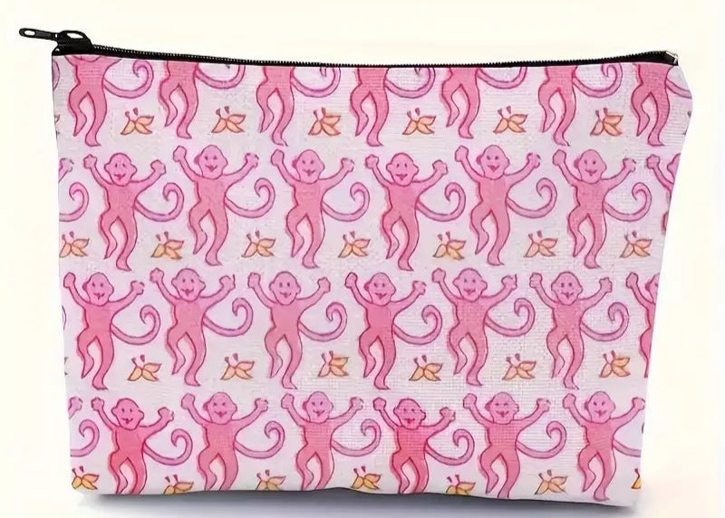 Monkey Cosmetic Bag