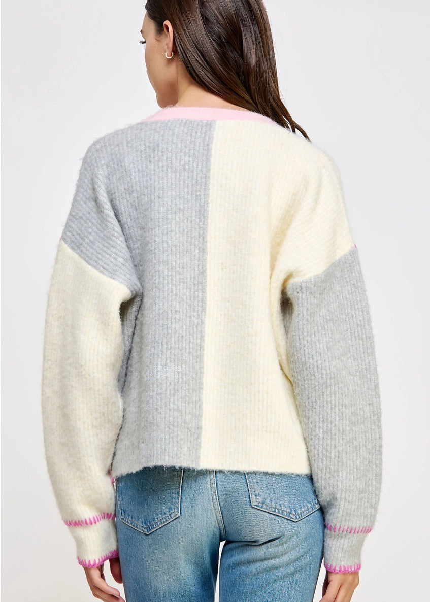 Casey Color Block Sweater