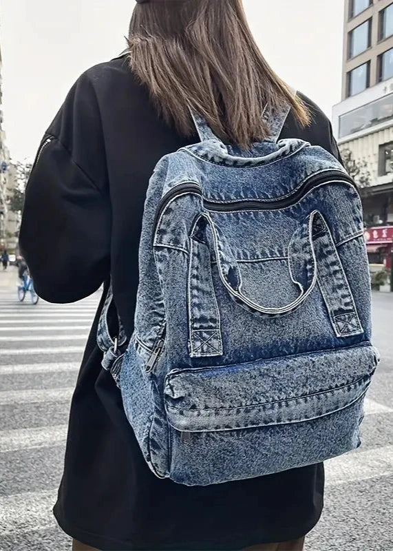 Denim Backpack