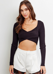 Crisscross Crop Top