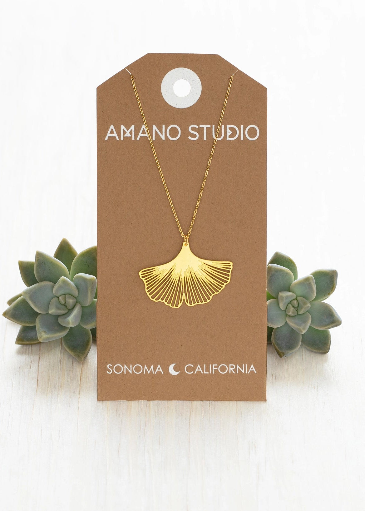 Gingko Necklace