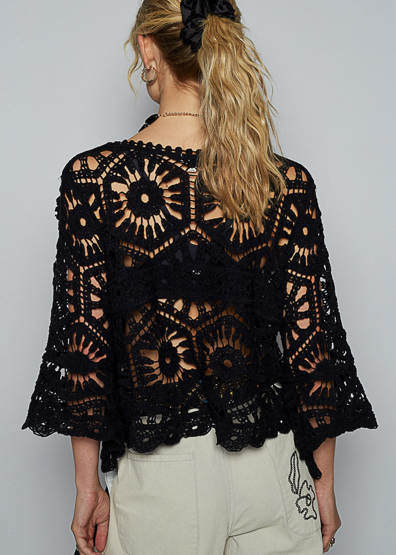 Cleo Crochet Crop Top