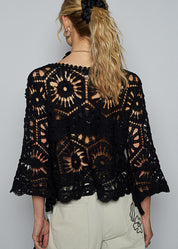 Cleo Crochet Crop Top