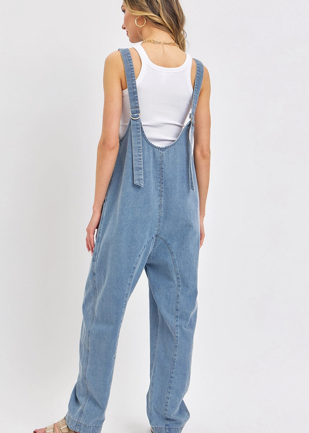 Falling for Denim Jumpsuit