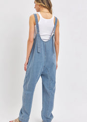 Falling for Denim Jumpsuit