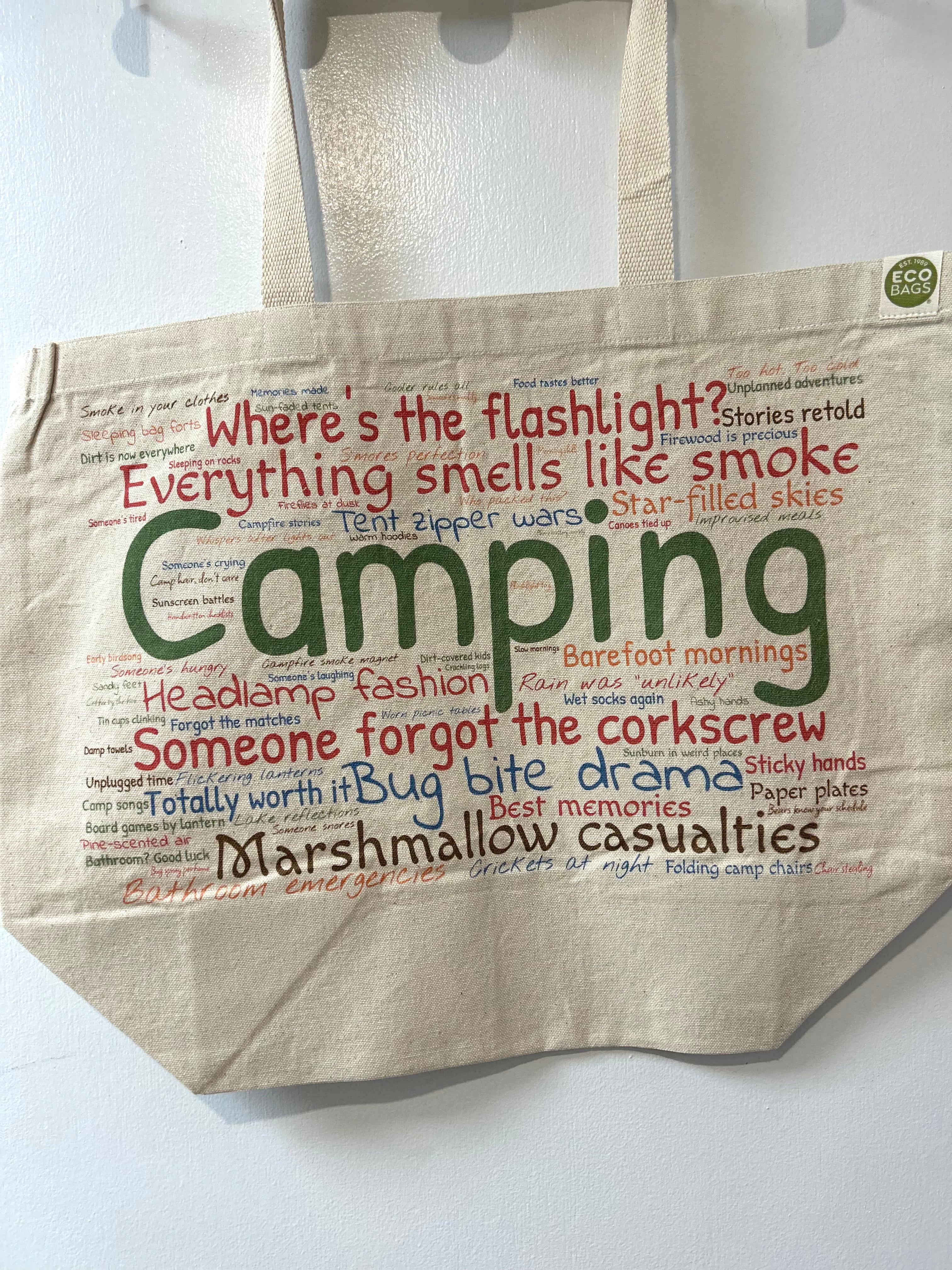 Camping Tote Bag