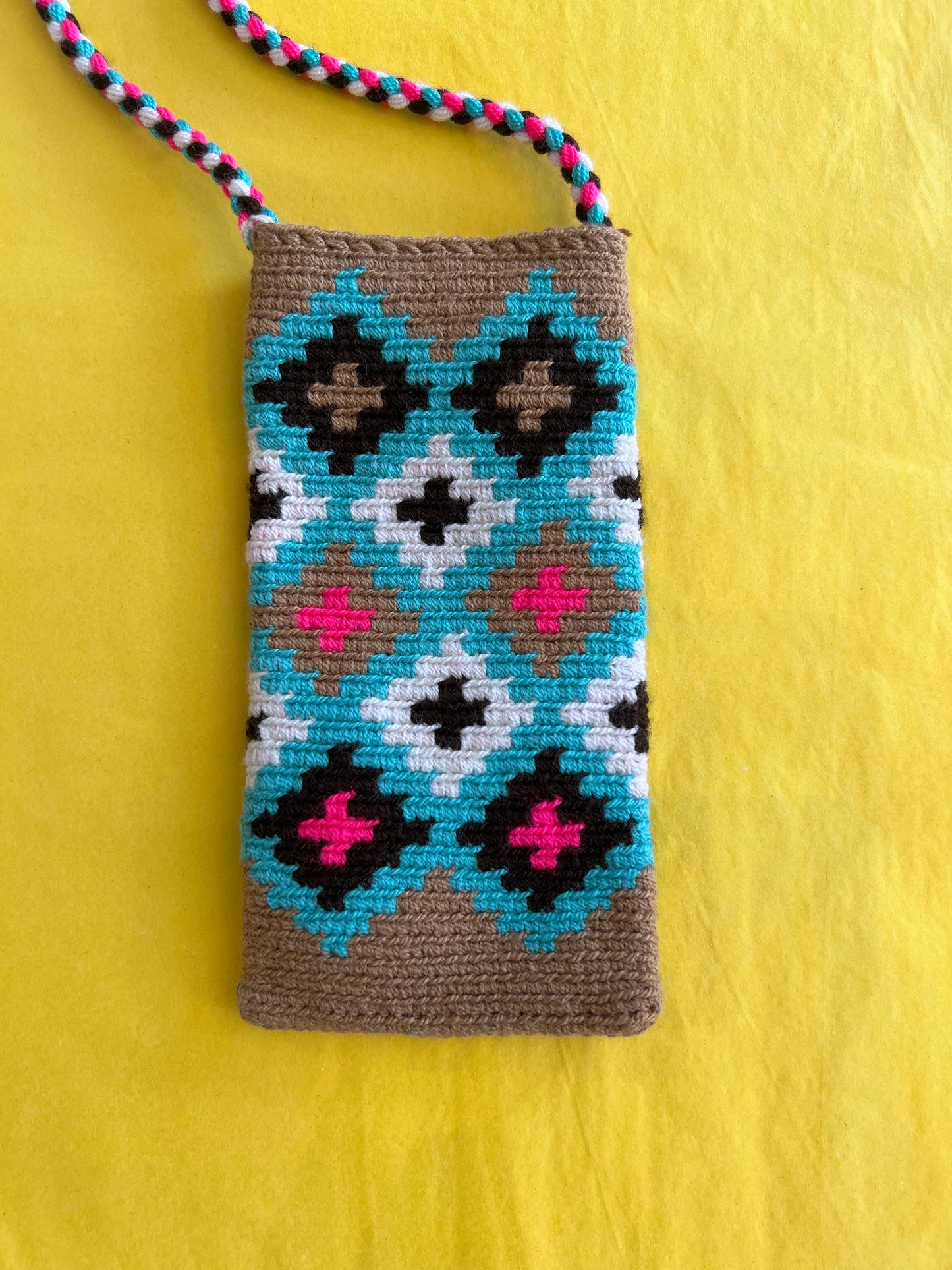Handmade Knit Crossbody