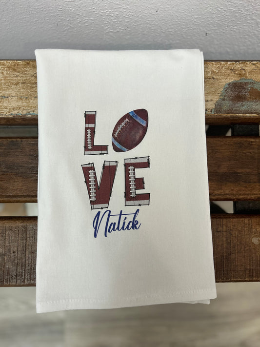 Football Love Tea Towel