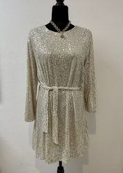 Noelle Sequin Dress