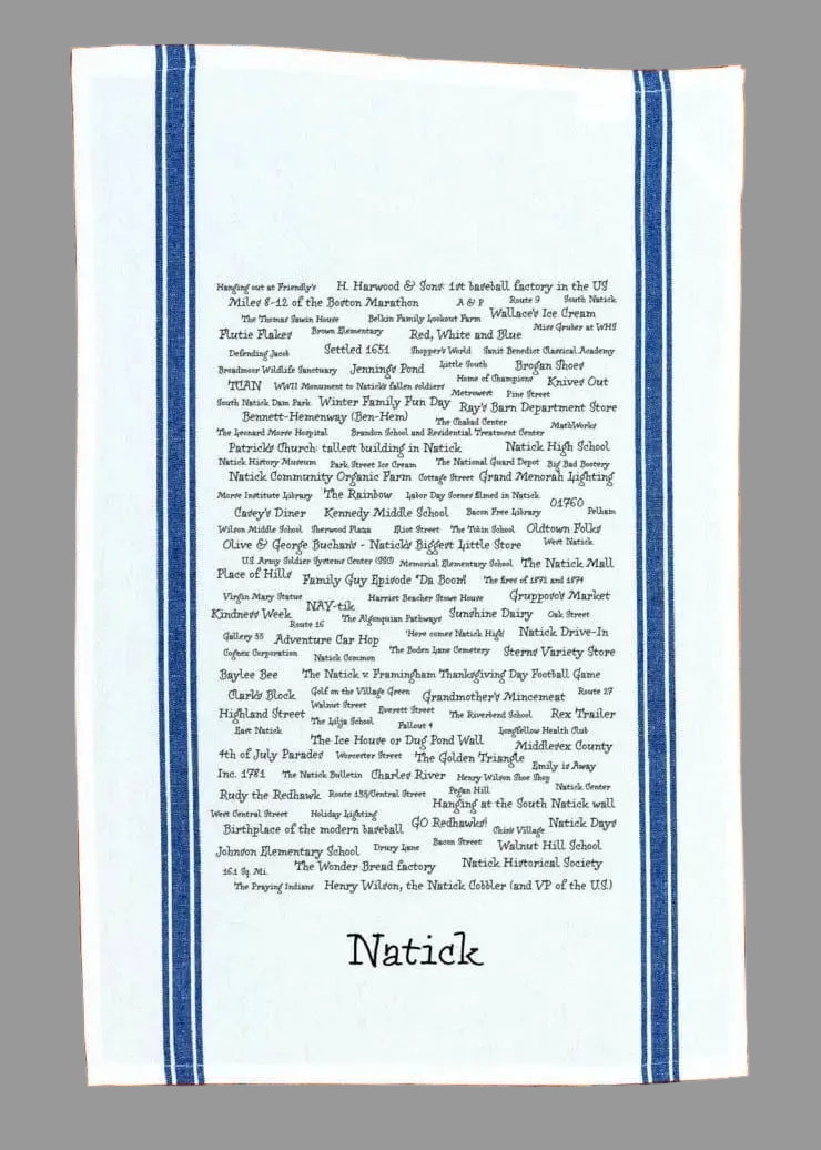 Natick Townie Tea Towel