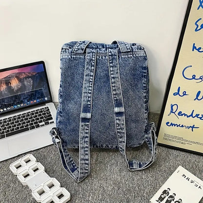 Denim Backpack