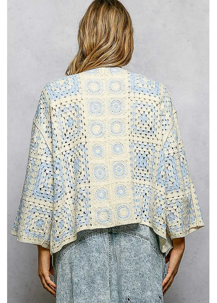 Corbin Crochet Cardigan