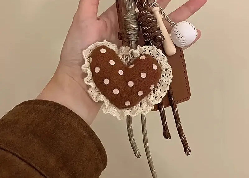 Heart Bag Charms