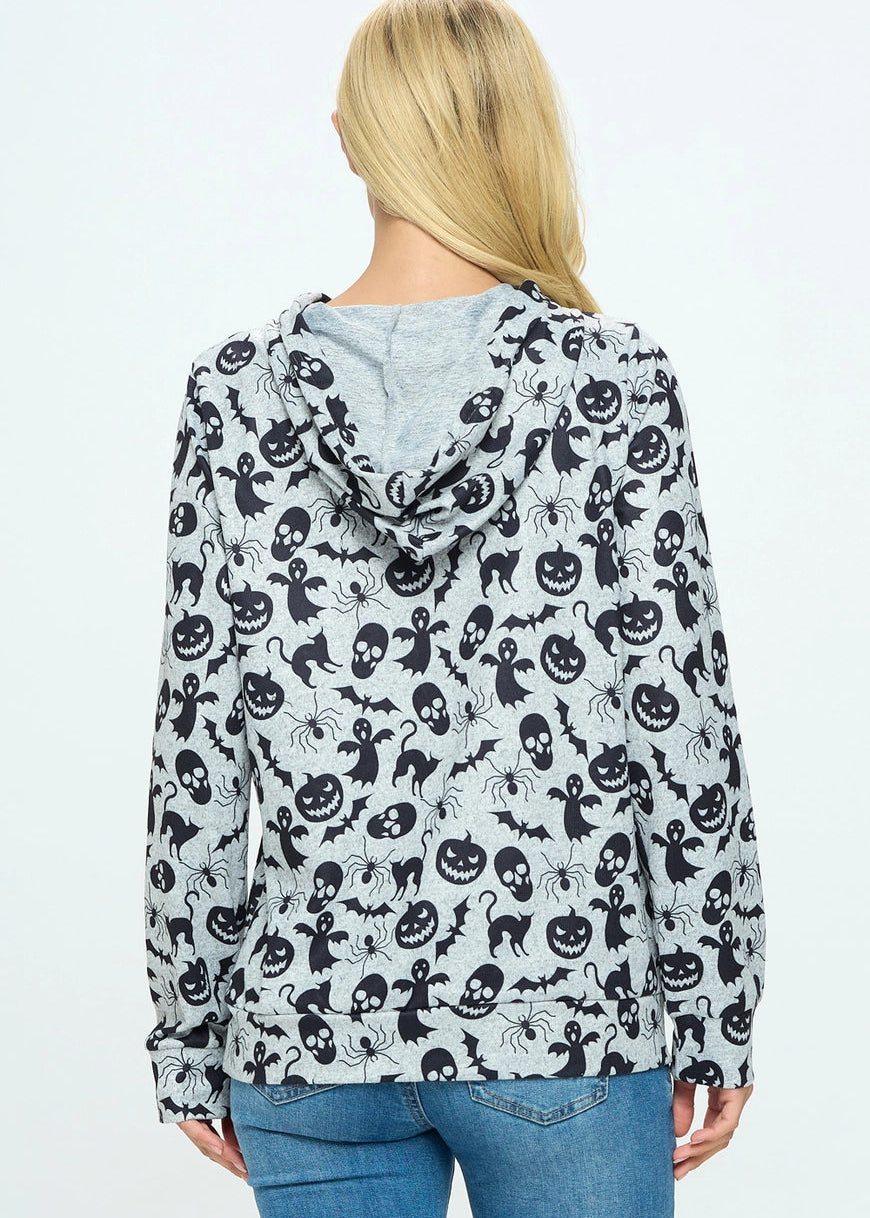 Spooky Hoodie with Pocket