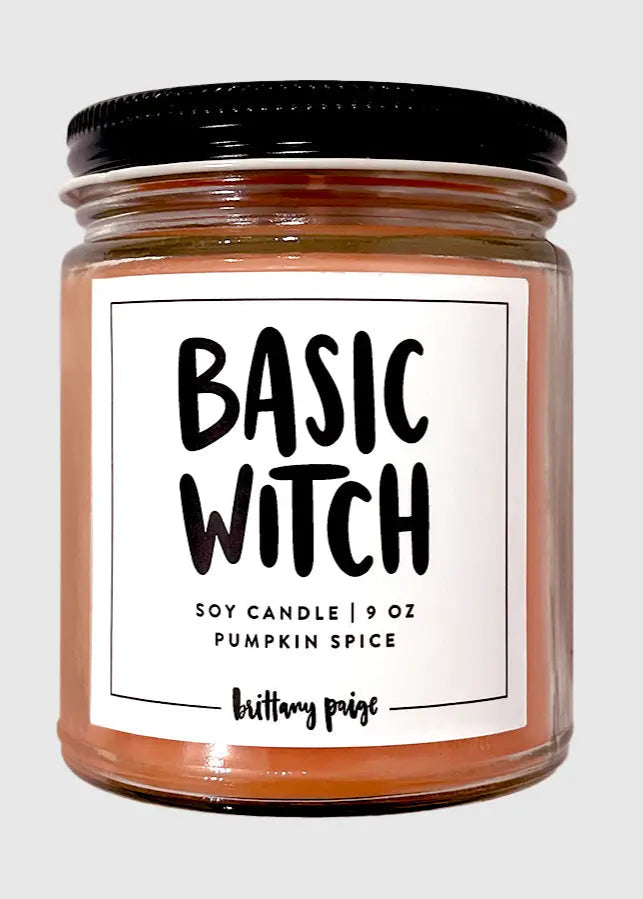 Basic Witch Pumpkin Candle