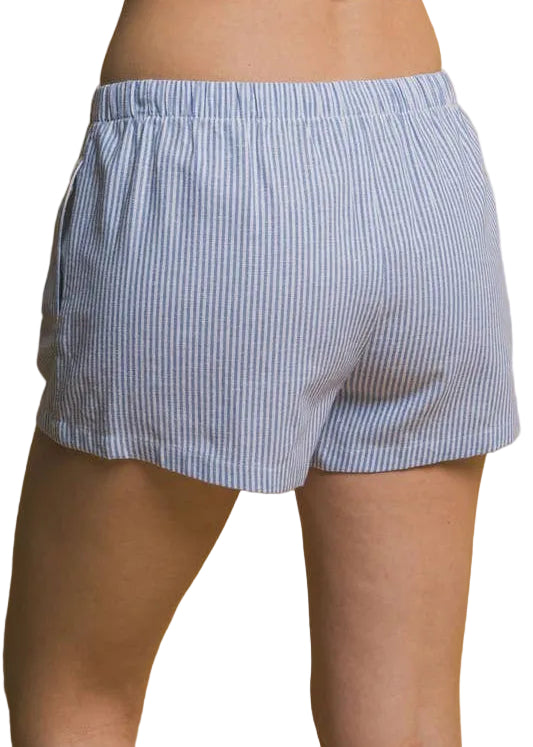 Stripe Linen Shorts