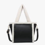 Sherpa Trim Crossbody