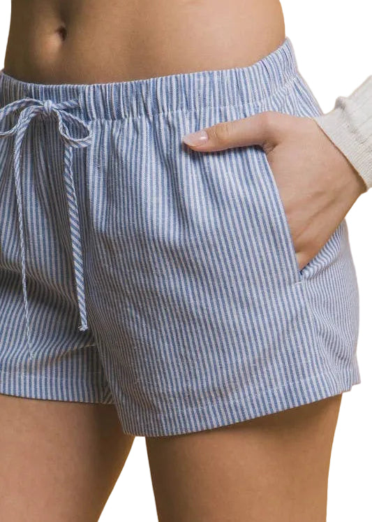 Stripe Linen Shorts
