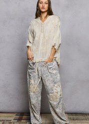 Fable Floral Crochet Blouse