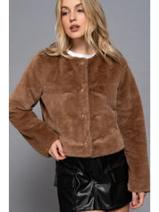 Brunella Faux Fur Blazer