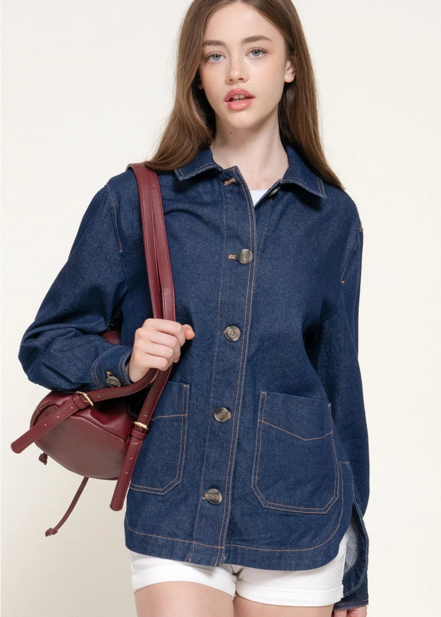 Daisy Denim Shacket