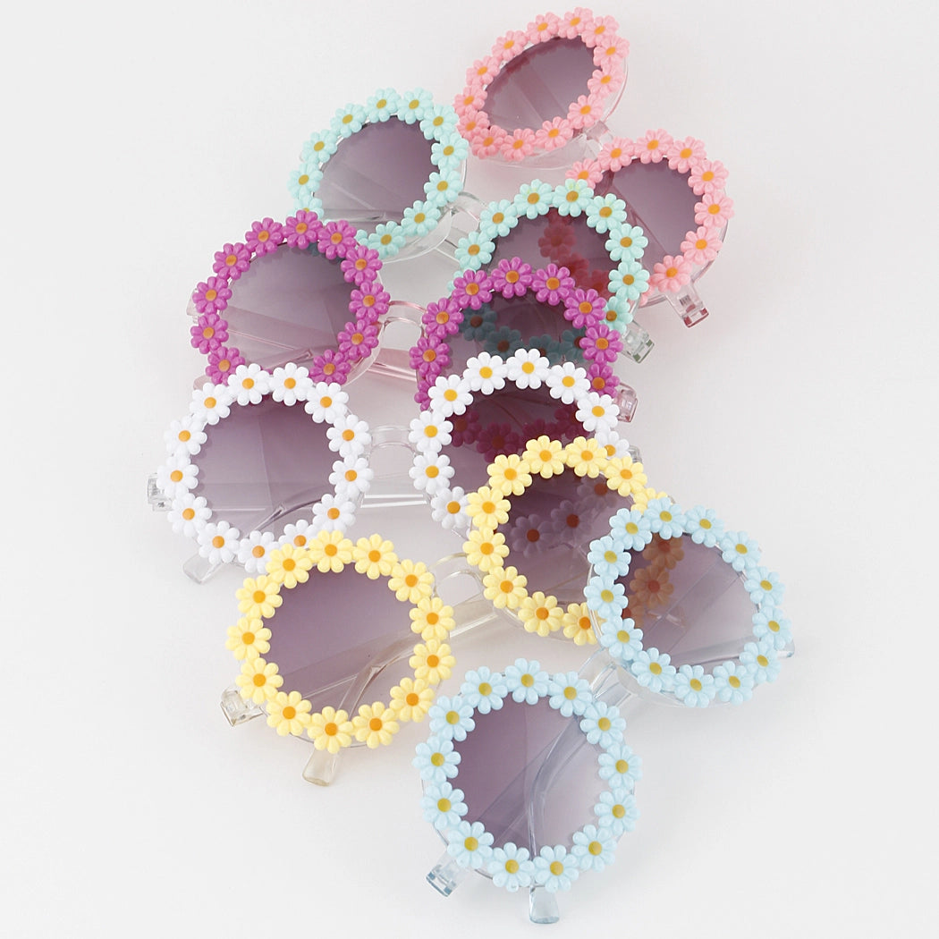Bright Flower Sunglasses-Kids
