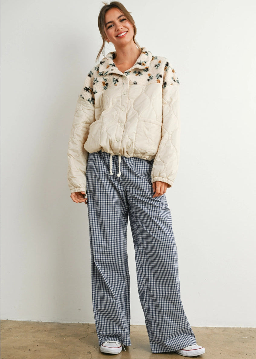 Floral Puffer Jacket
