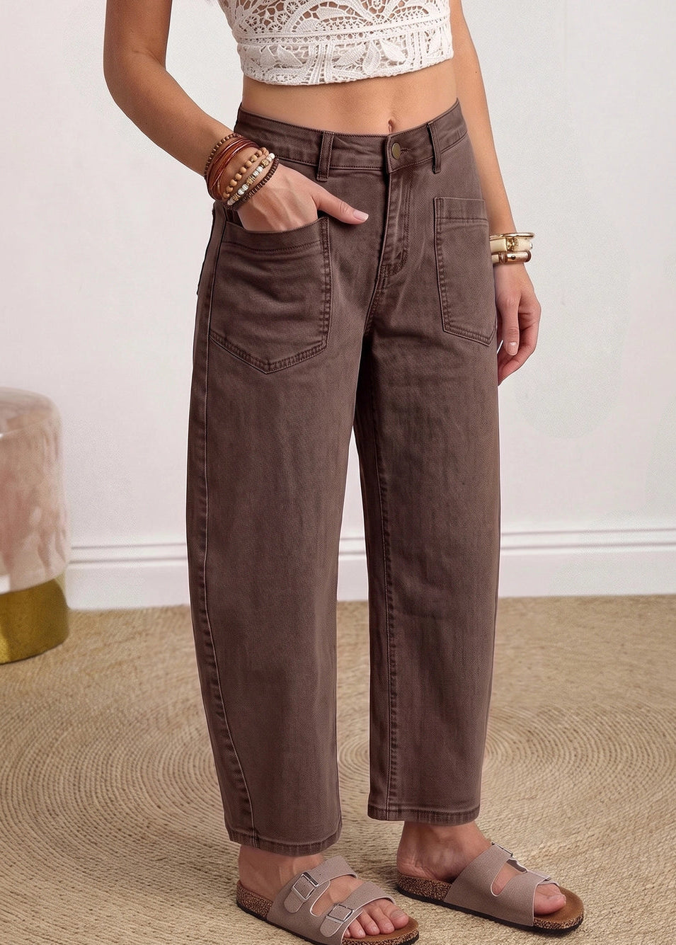 Brunella Barrel Jeans