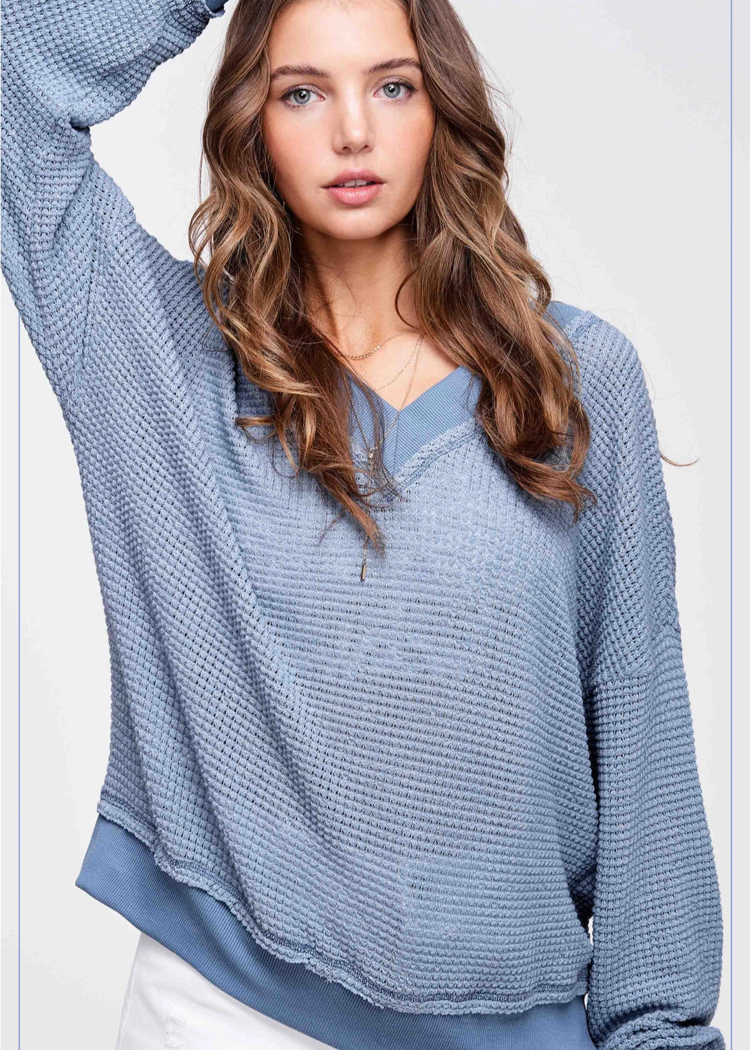 Lisa Waffle Top