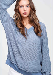 Lisa Waffle Top