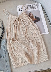 Evelyn Knit Halter