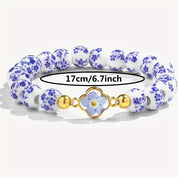 Porcelain Bead Bracelet